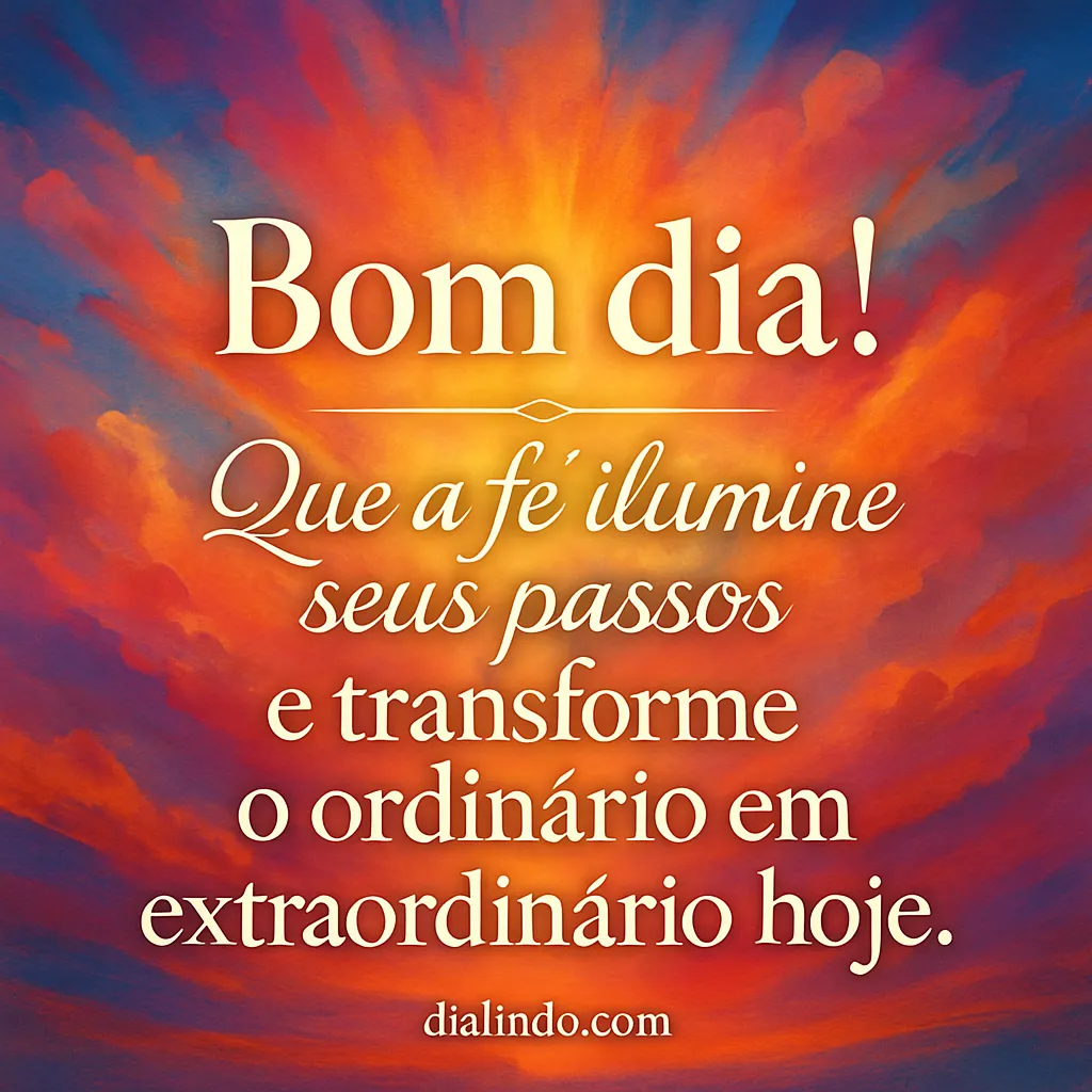 Fé: Luz na jornada comum.