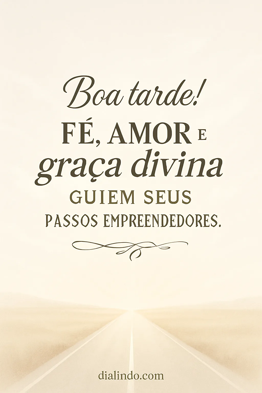 Empreenda com fé e graça.