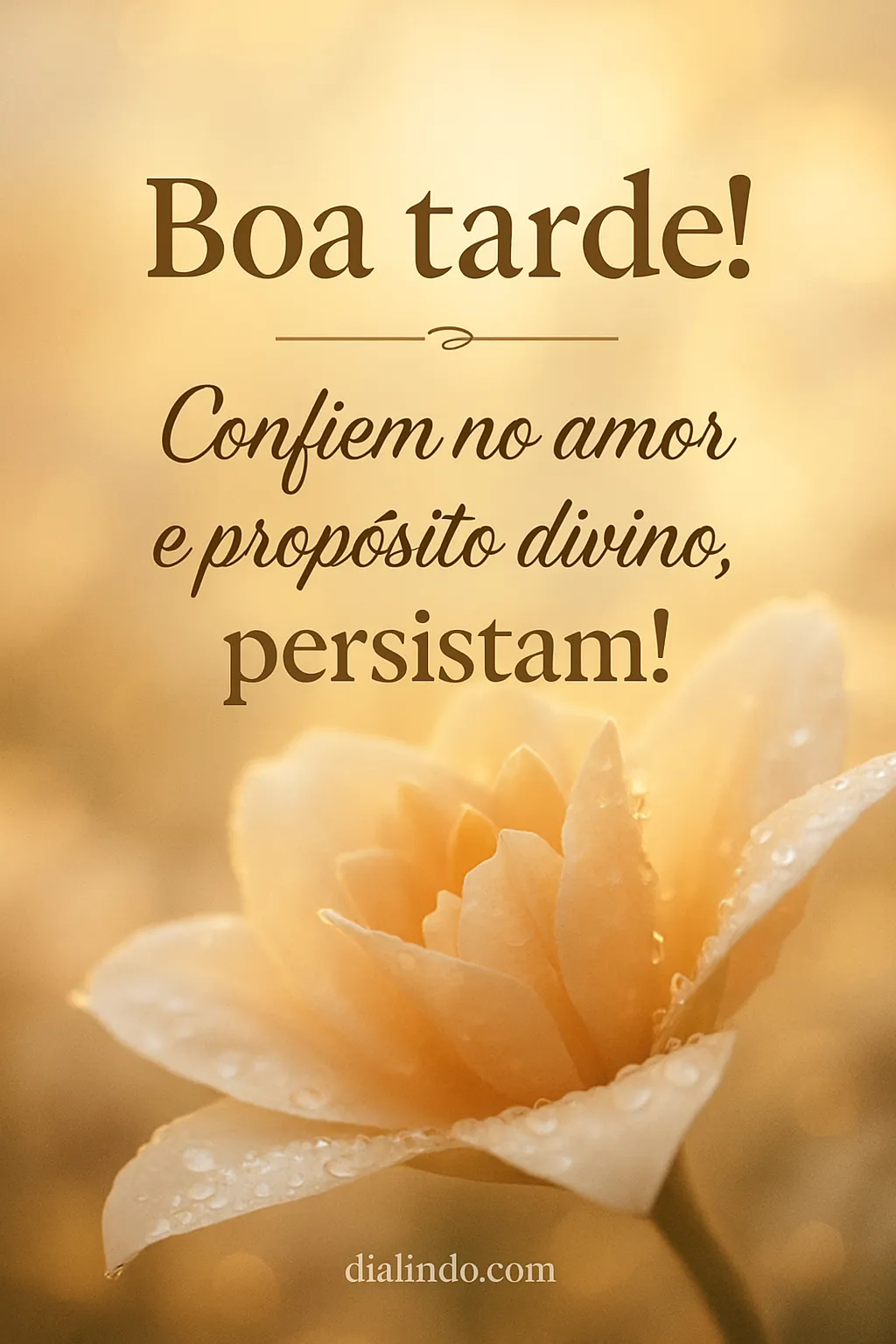 Amor Divino: Persistência Iluminada