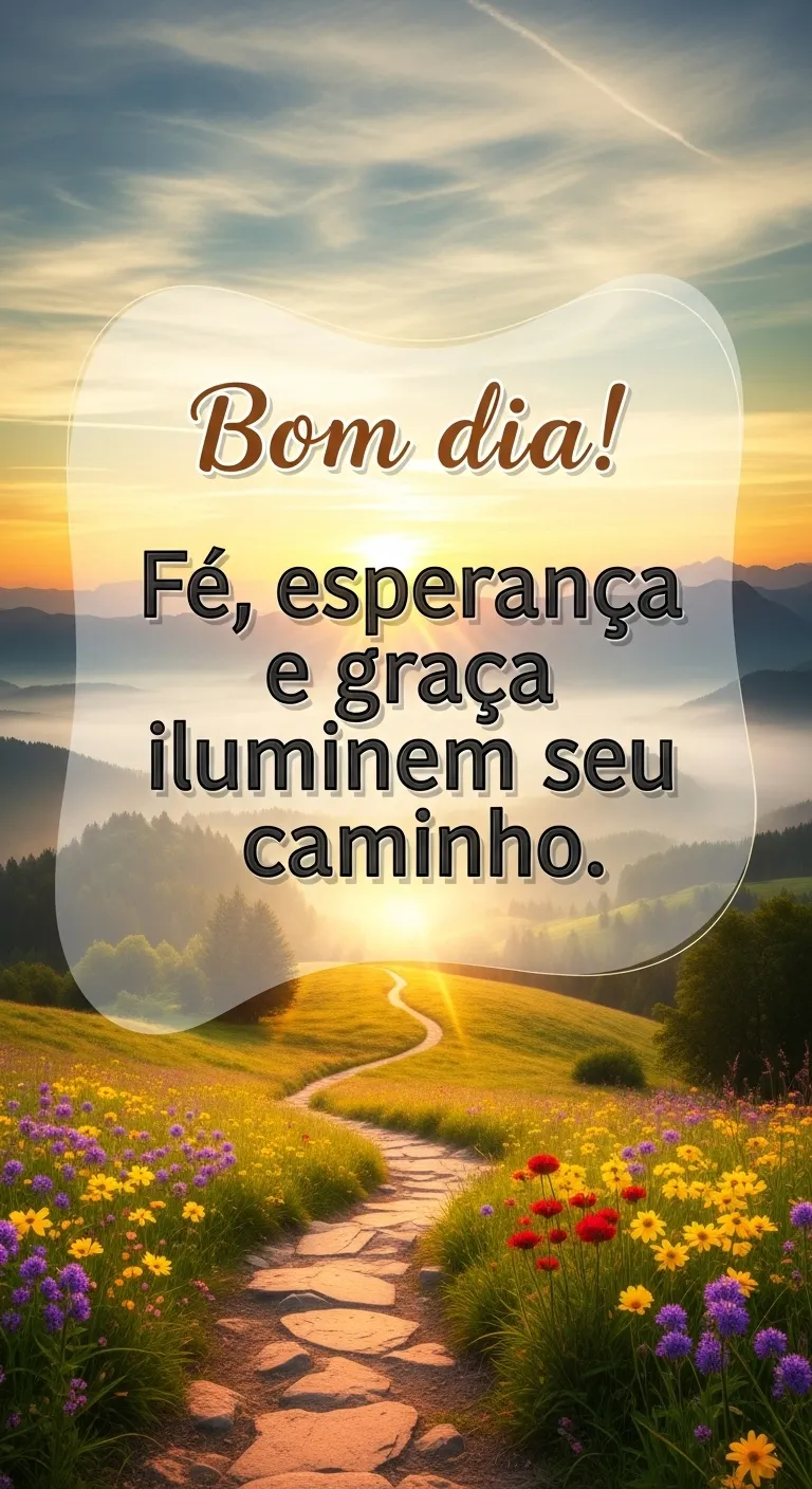 Caminho Iluminado: Fé Esperançosa