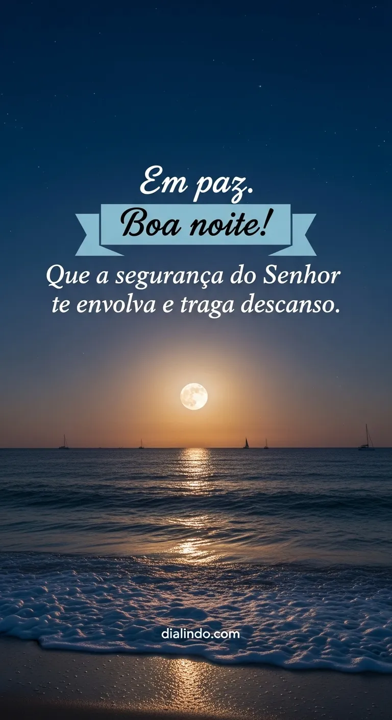 Descanso no abraço seguro.