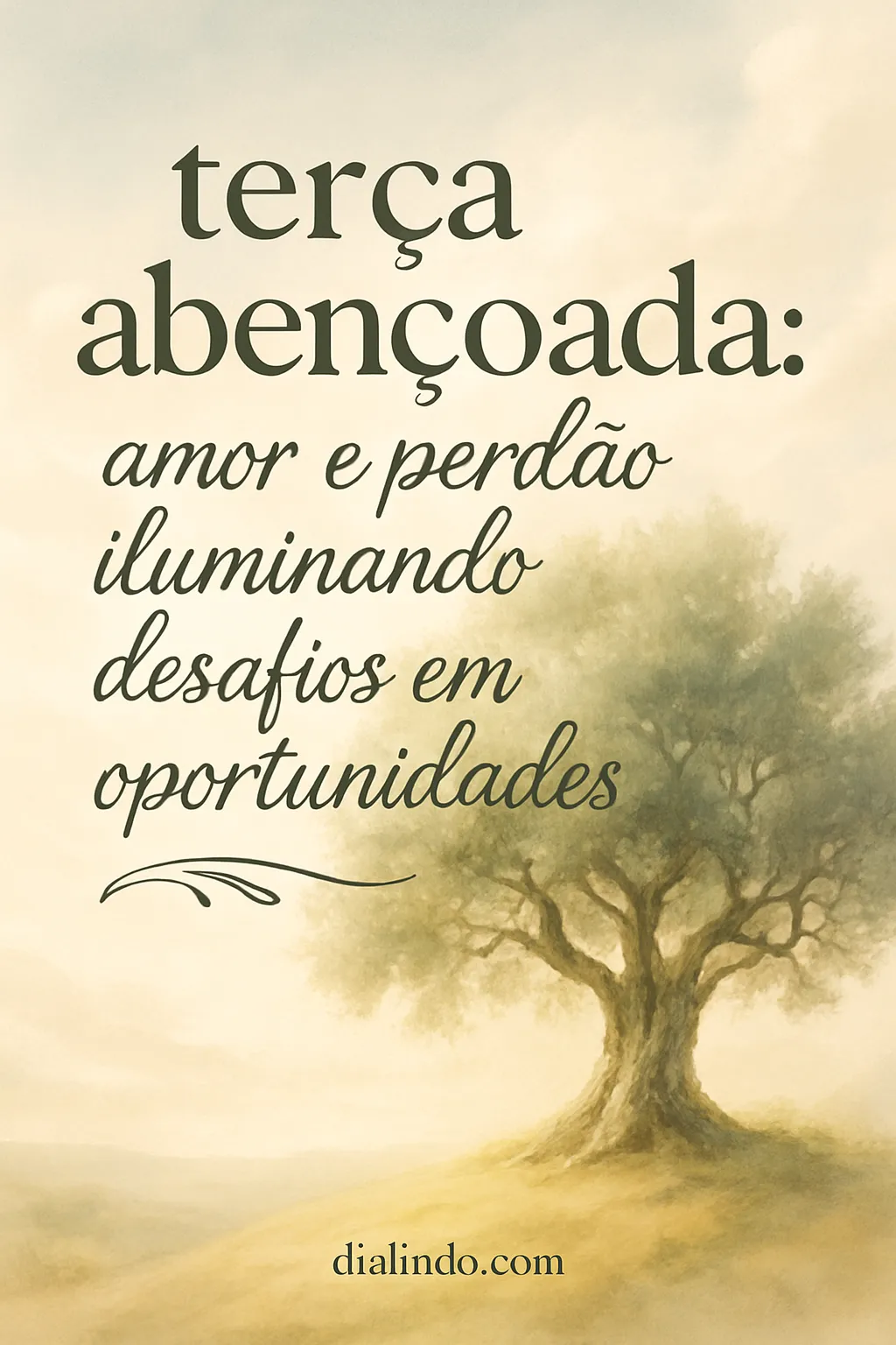 Terça: Amor Perdoa Transforma