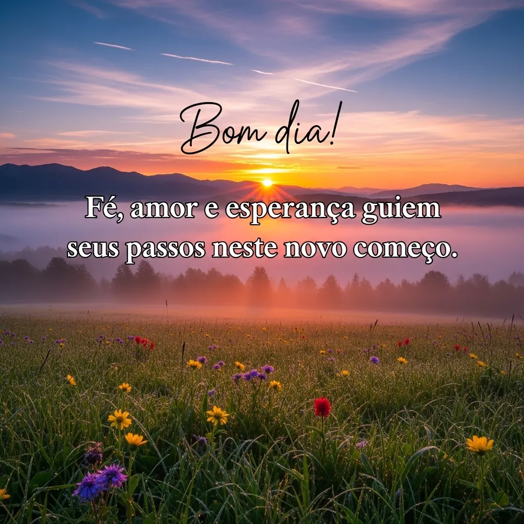 Alvorada de passos guiados.