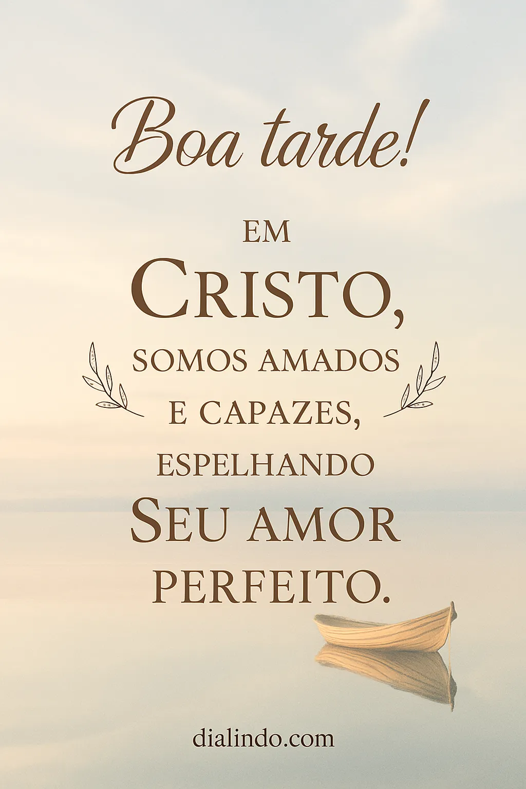 Amados, Capazes, Espelhando o Amor.