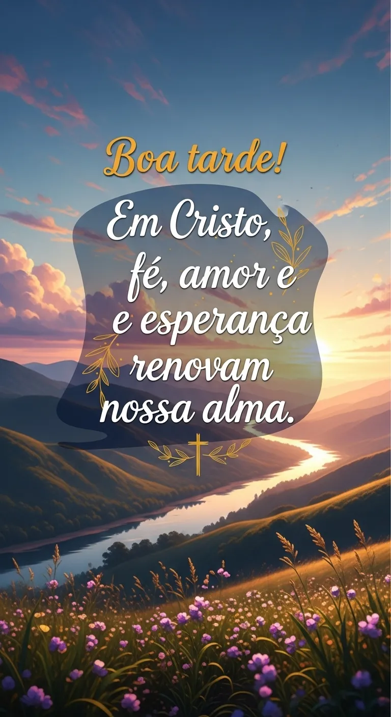 Alma Renovada em Cristo.
