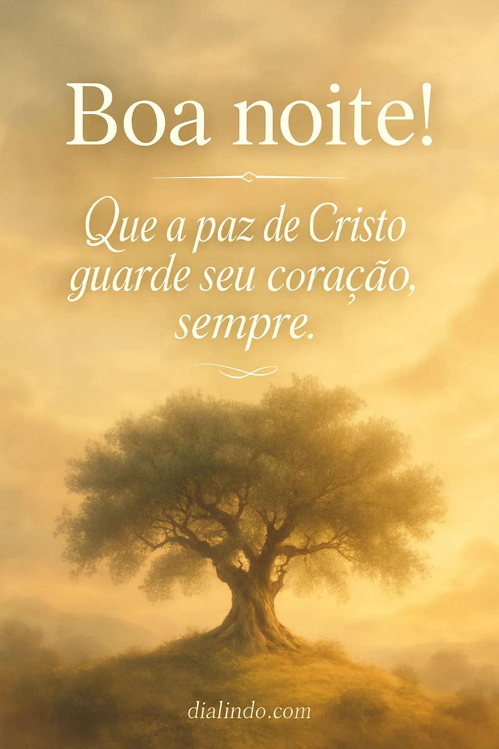 Coração em Paz, Cristo Guarda.