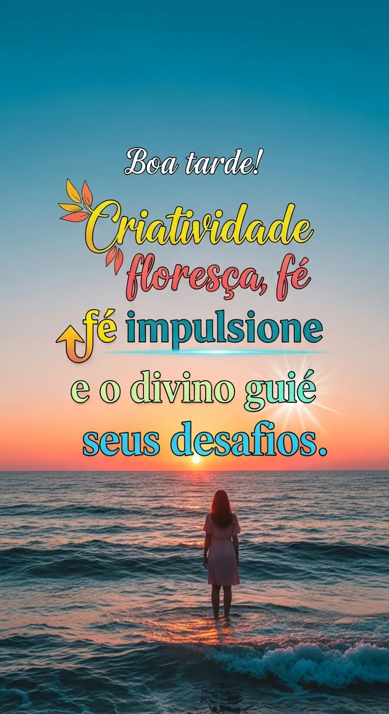 Florescer, crer, guiar, vencer.