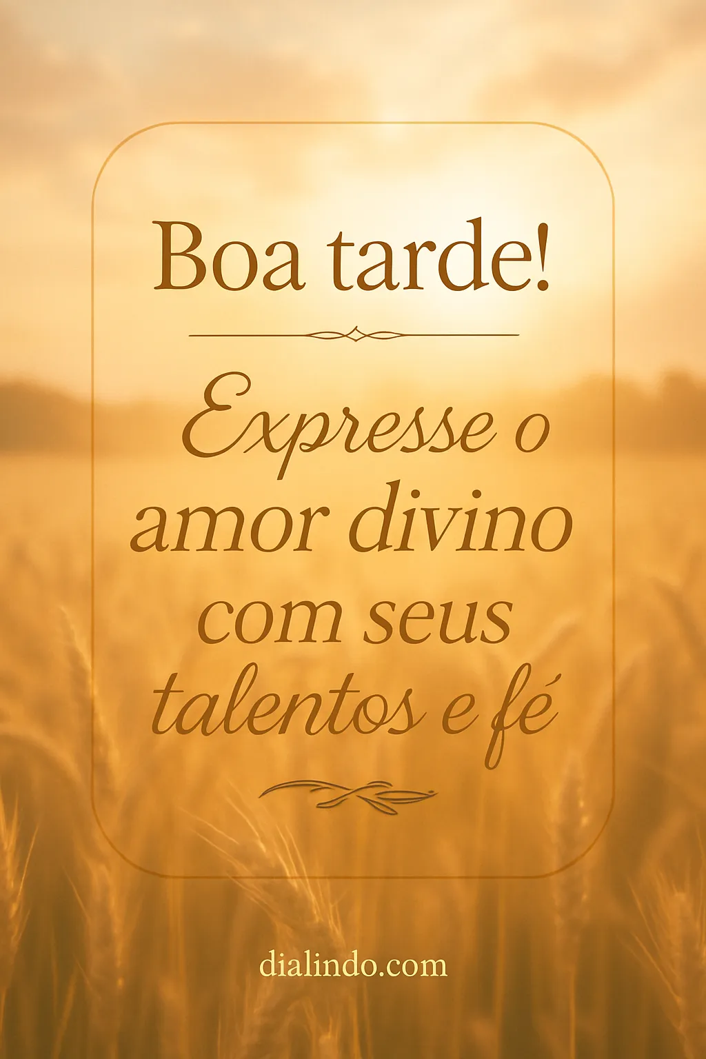 Talentos Divinos, Amor Expresso