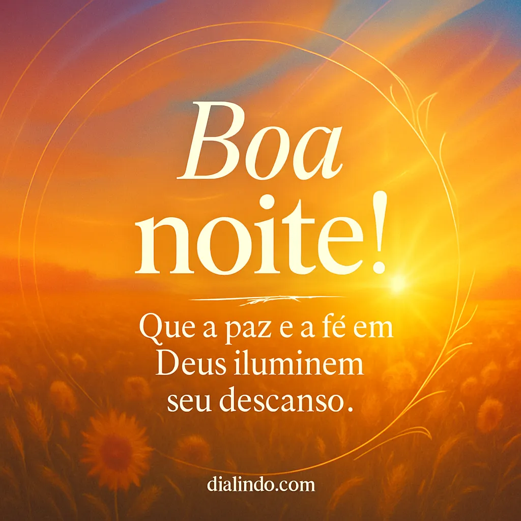 Descanso Iluminado em Fé e Paz