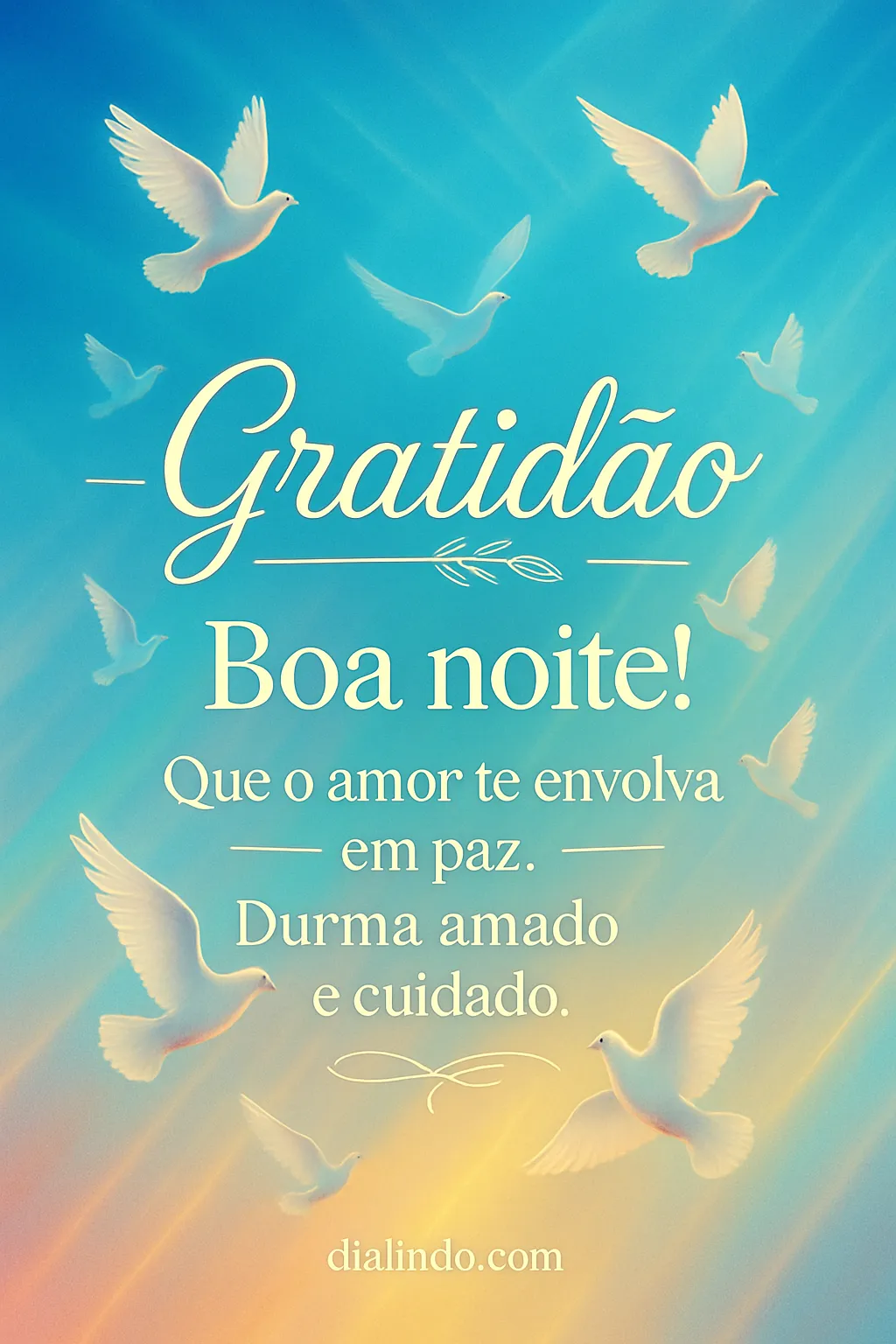 Amor: Cobertor de Paz Noturna