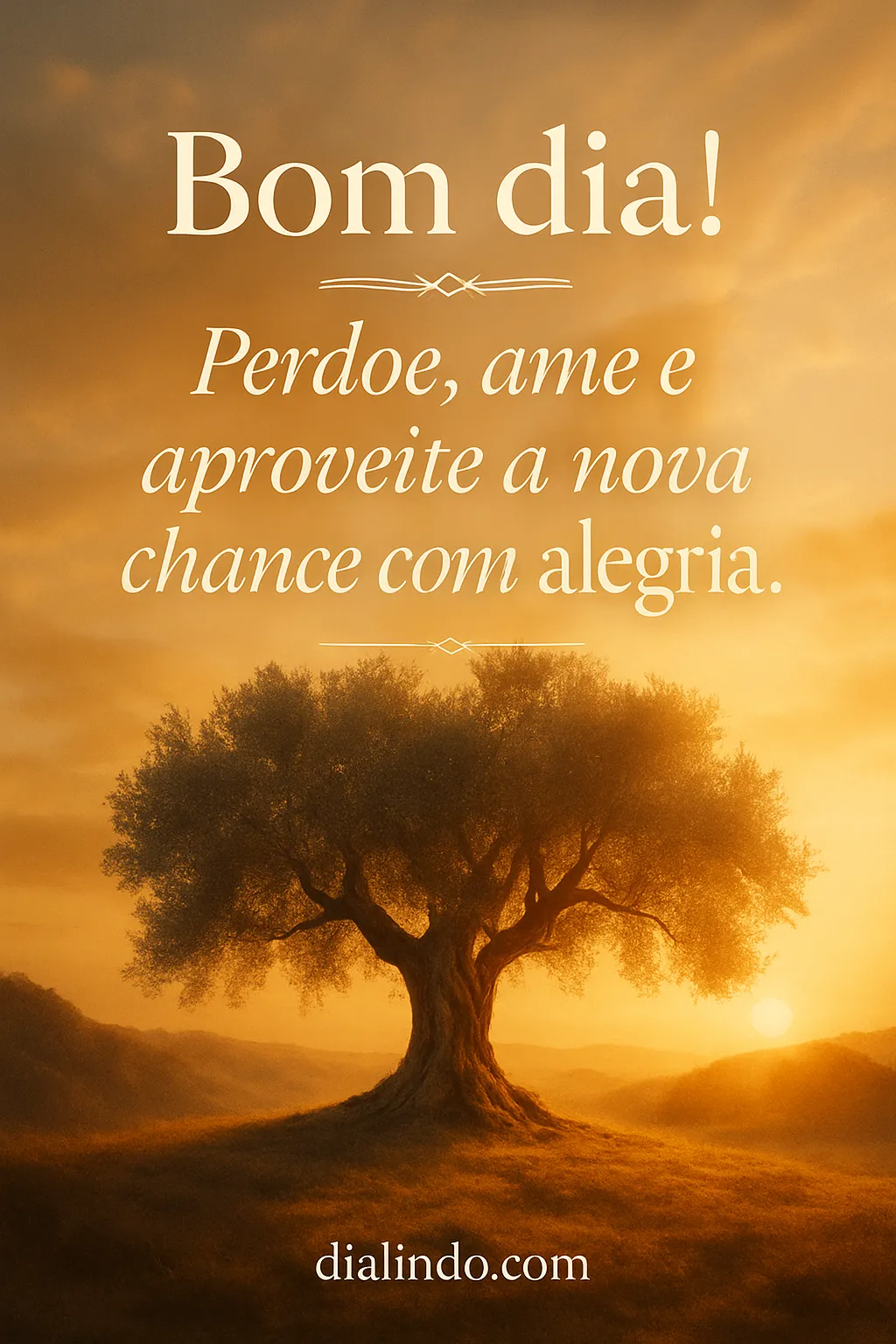 Recomeço: Perdão, Amor, Alegria.