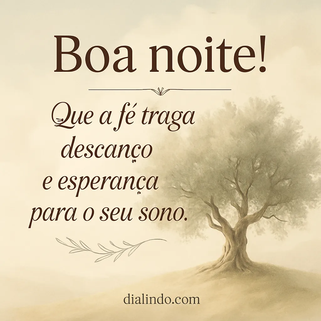 Sono de fé e esperança