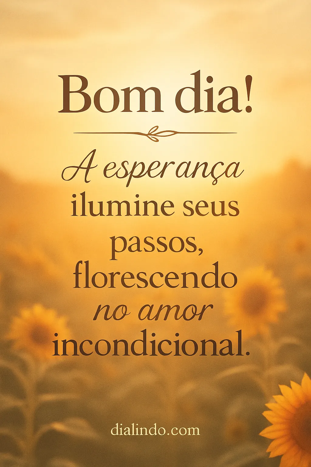 Florescer: Amor que Ilumina.