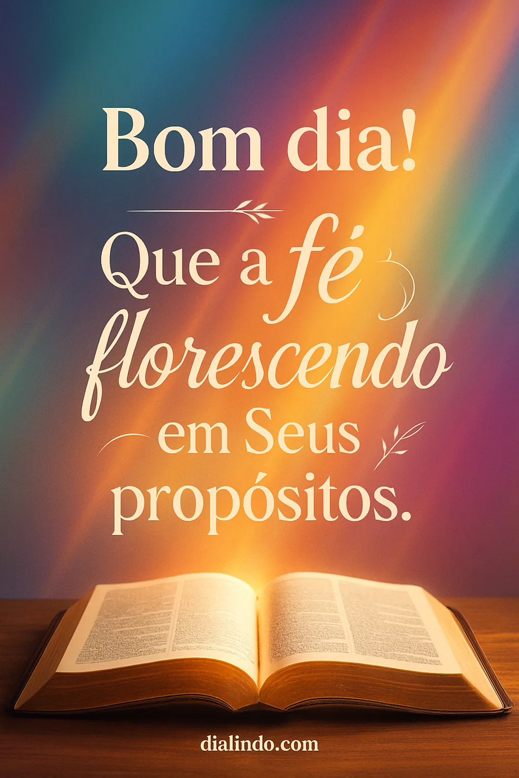 Florescer Guiado pela Fé.