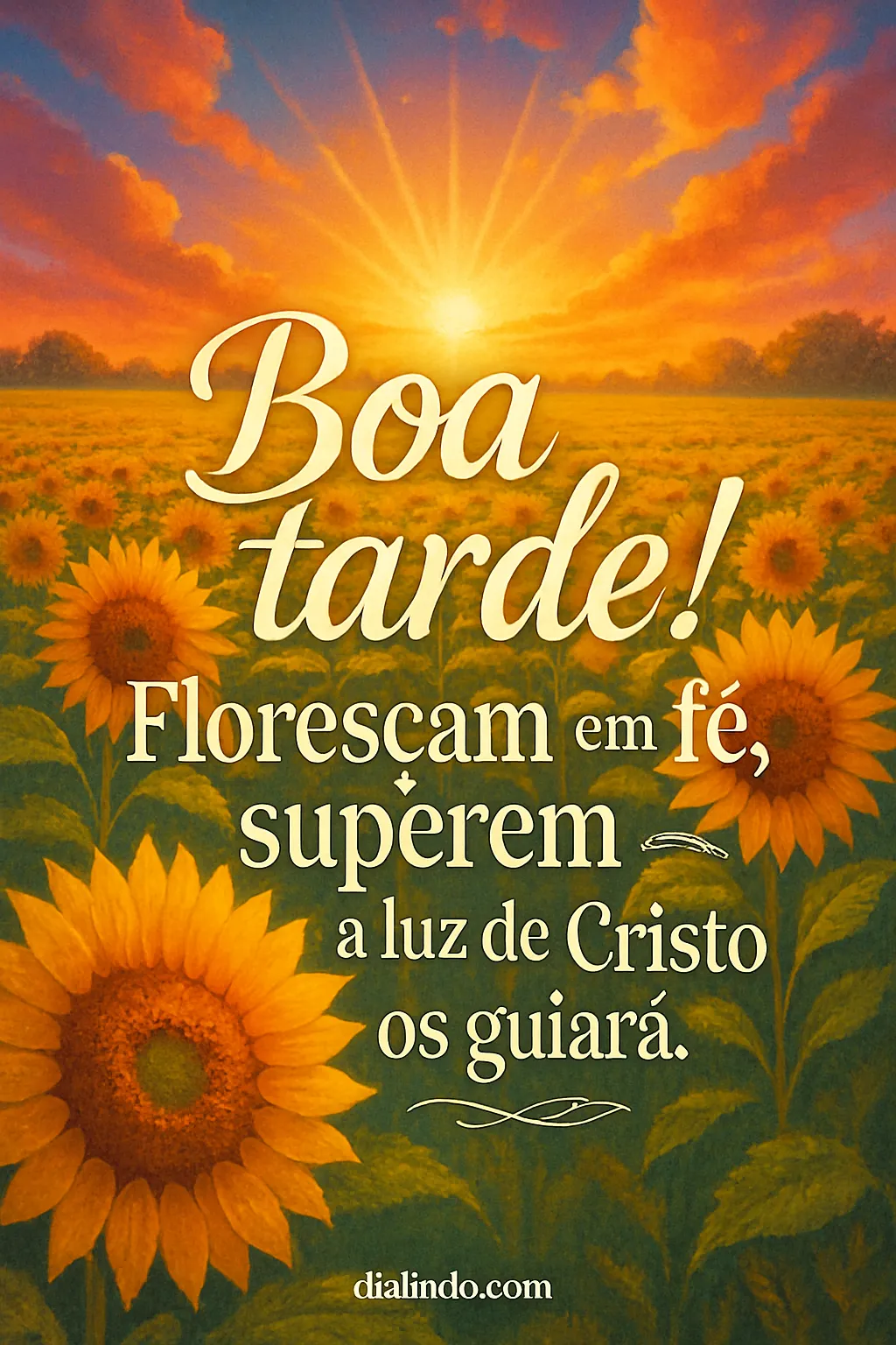 Luz Divina em Florescimento.