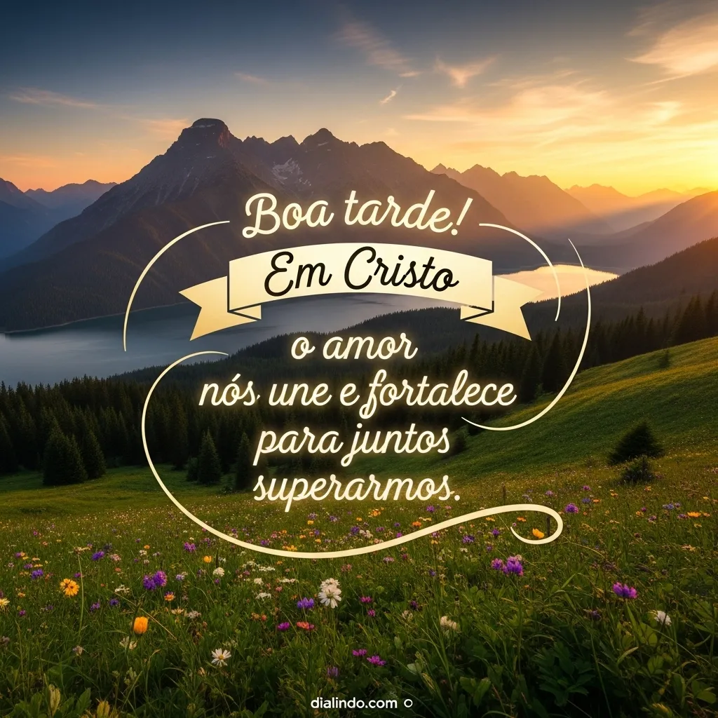 Amor, União, Superação em Cristo.