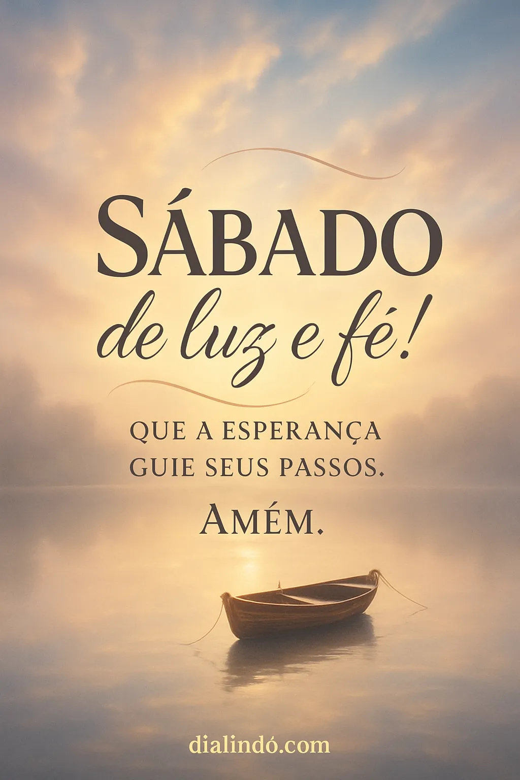 Sábado: Passos de Esperança e Luz