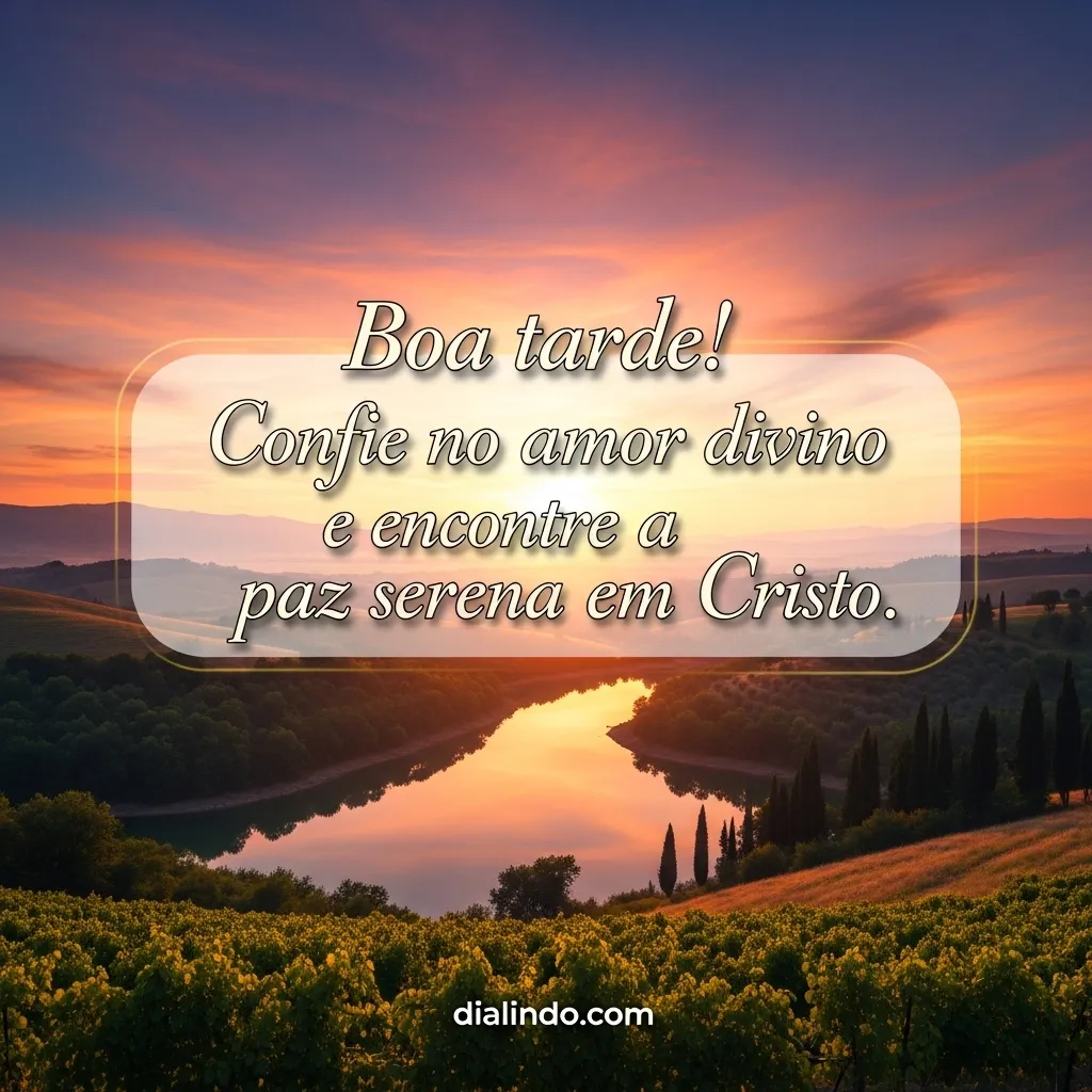 Cristo: Amor e Paz Serenos