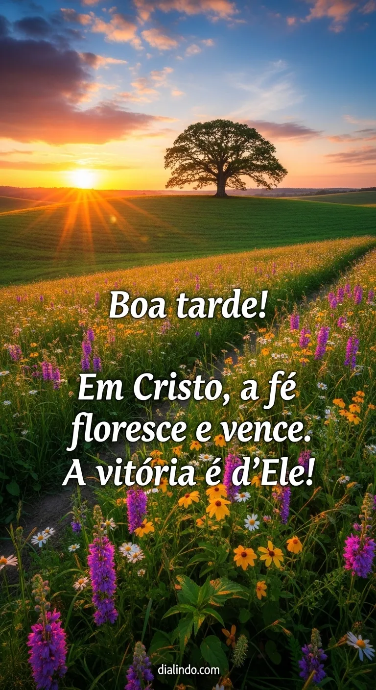 Vitória em Cristo Floresce Agora.