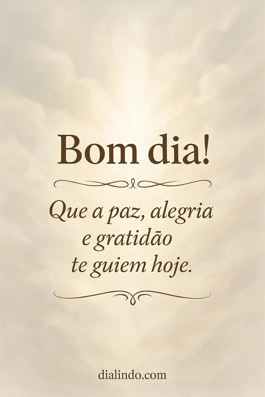 Tríade da Manhã: Paz, Alegria, Gratidão