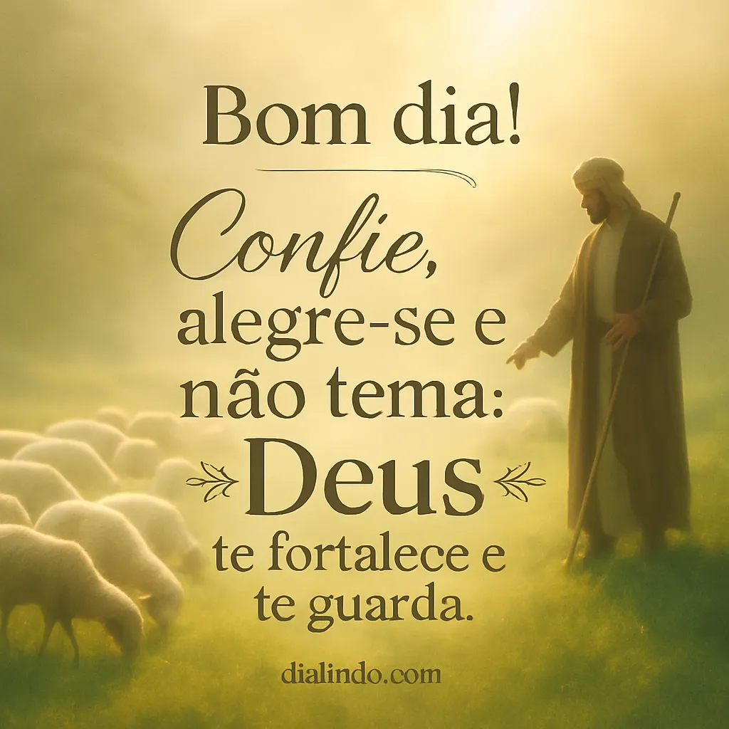 Deus Alenta a Confiança Alegre