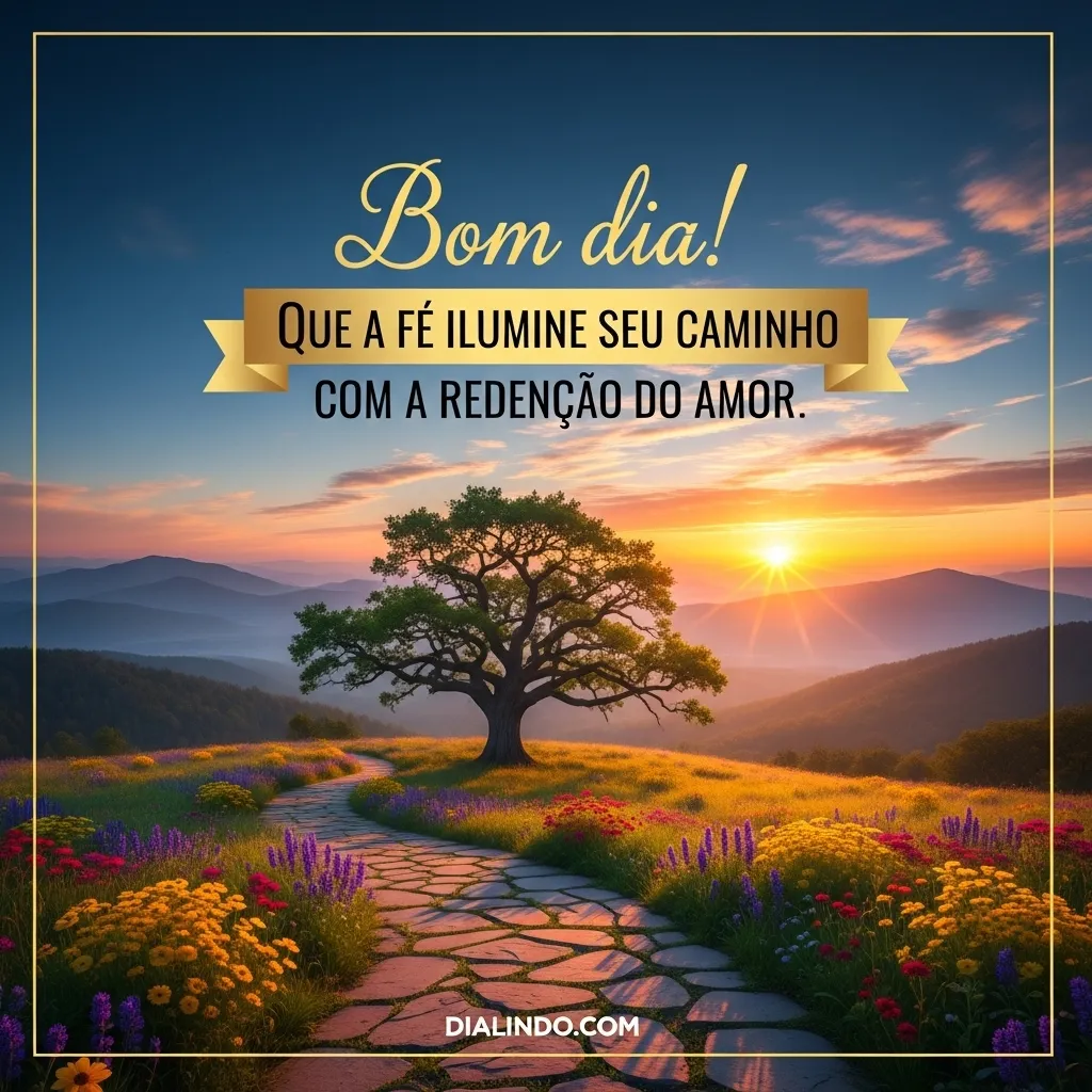 Amor redentor iluminando a jornada