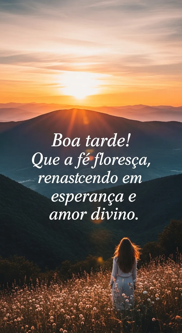 Fé: Florescer em Luz Divina.