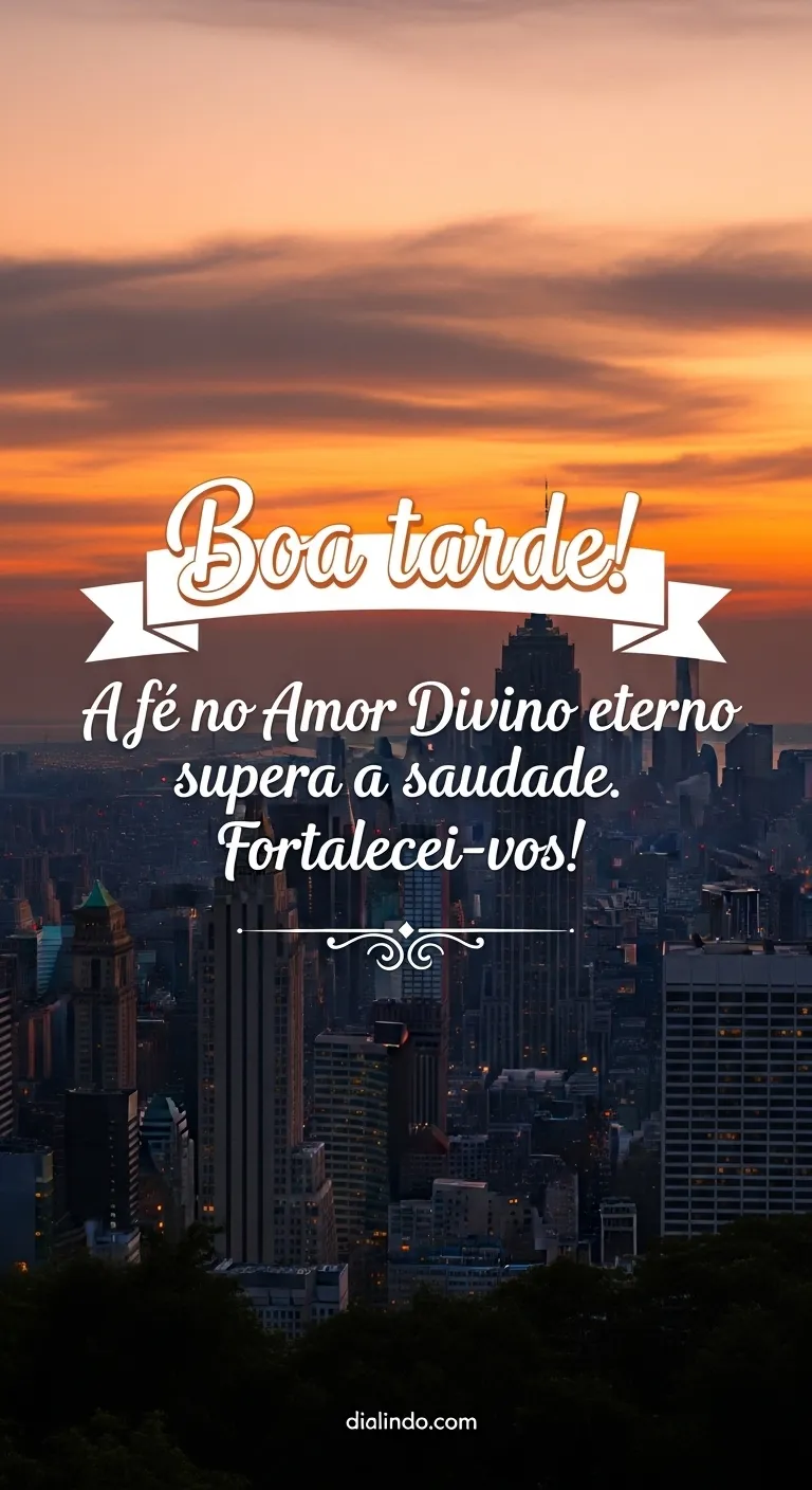 Amor Divino: Saudade Superada.