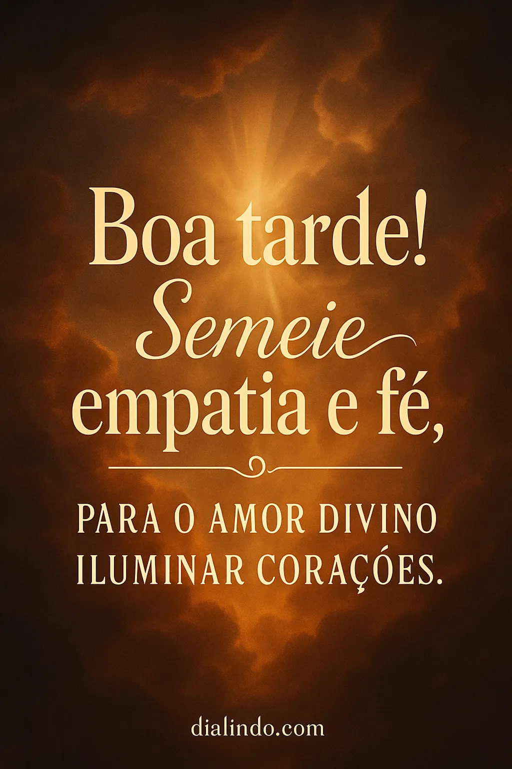 Luz Divina: Empatia e Fé
