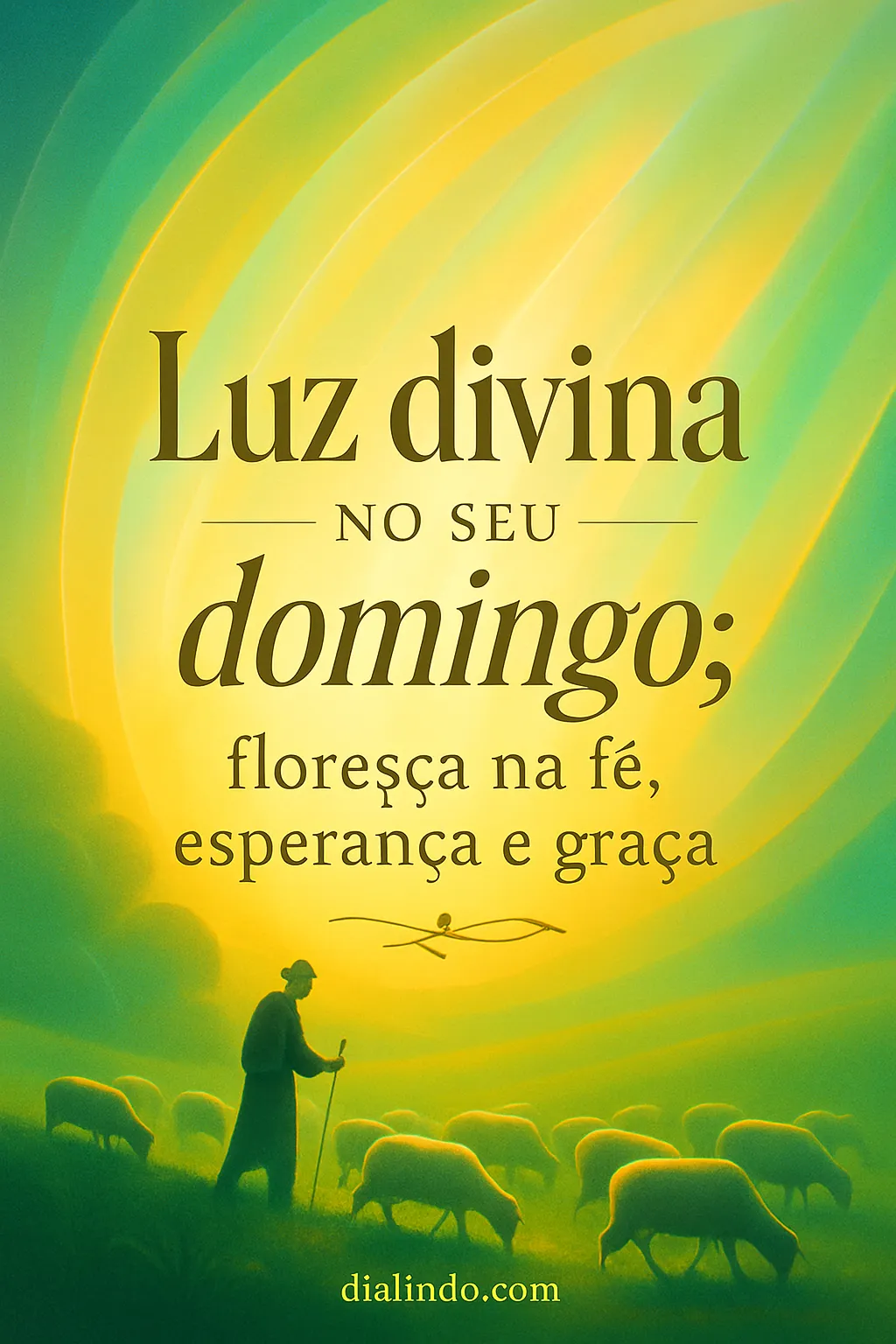 Domingo: Florescer Divino da Alma