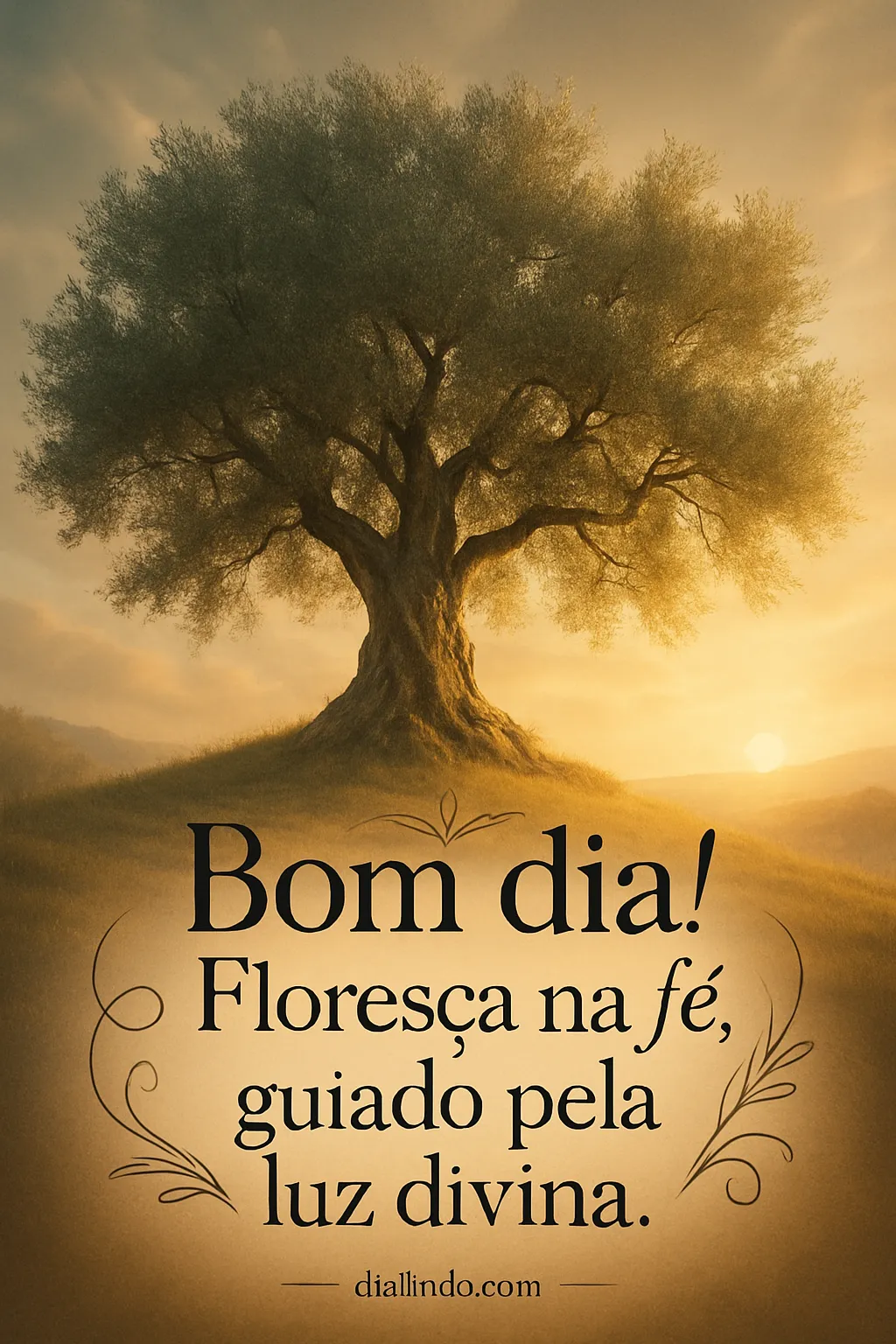 Luz Divina: Florescer na Fé