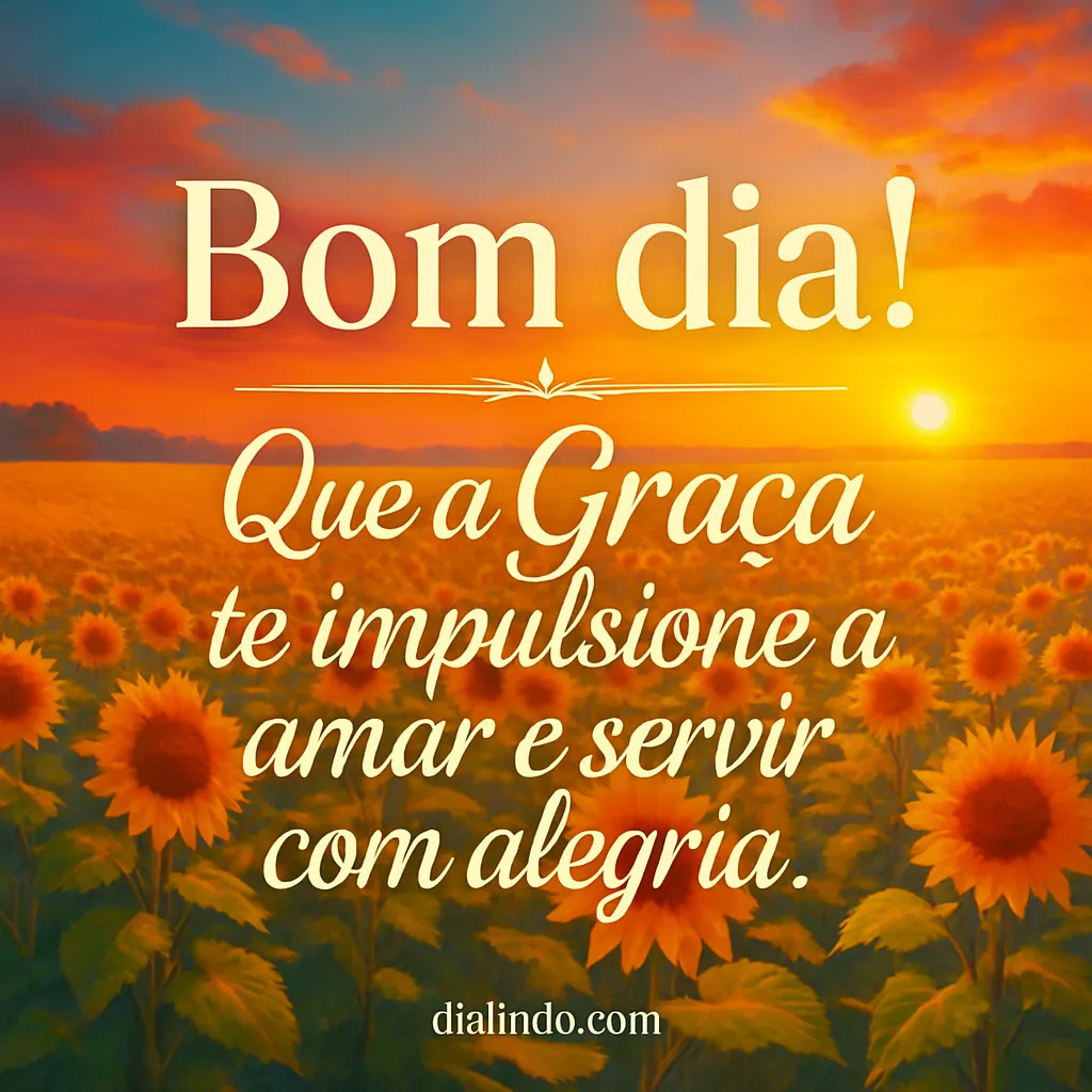 Graça: Amor Servindo em Alegria