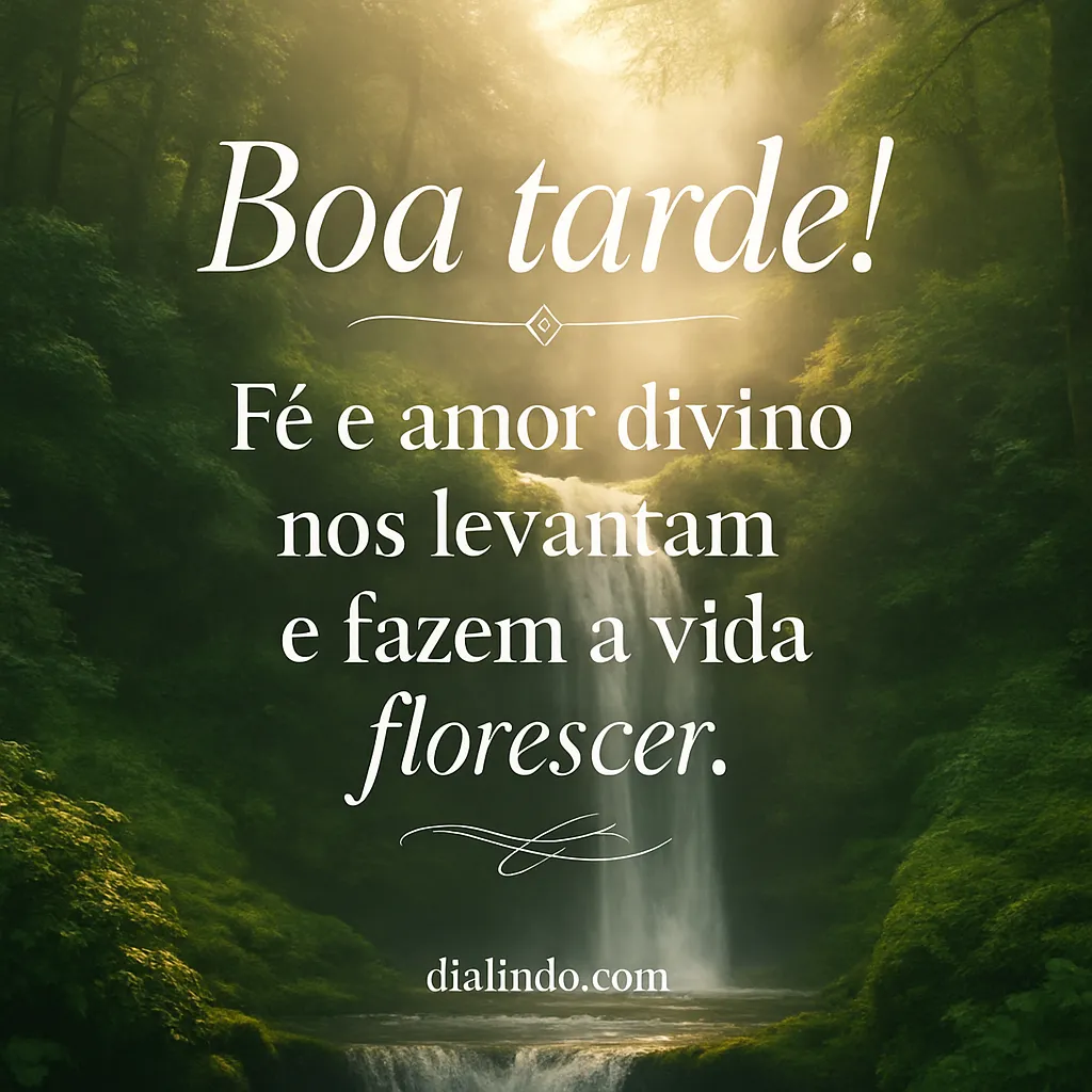 Florescer: Fé, Amor Ascendente.