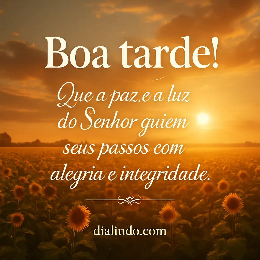 Passos Iluminados em Paz.