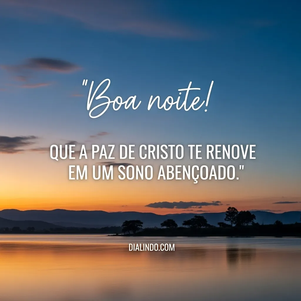 Paz renovada em sono.