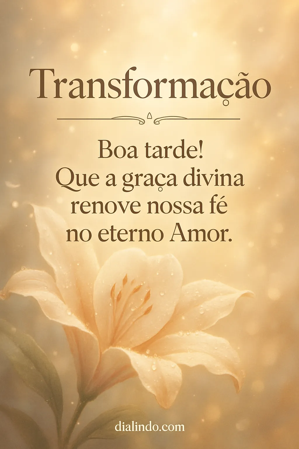 Amor Eterno: Fé Renovada