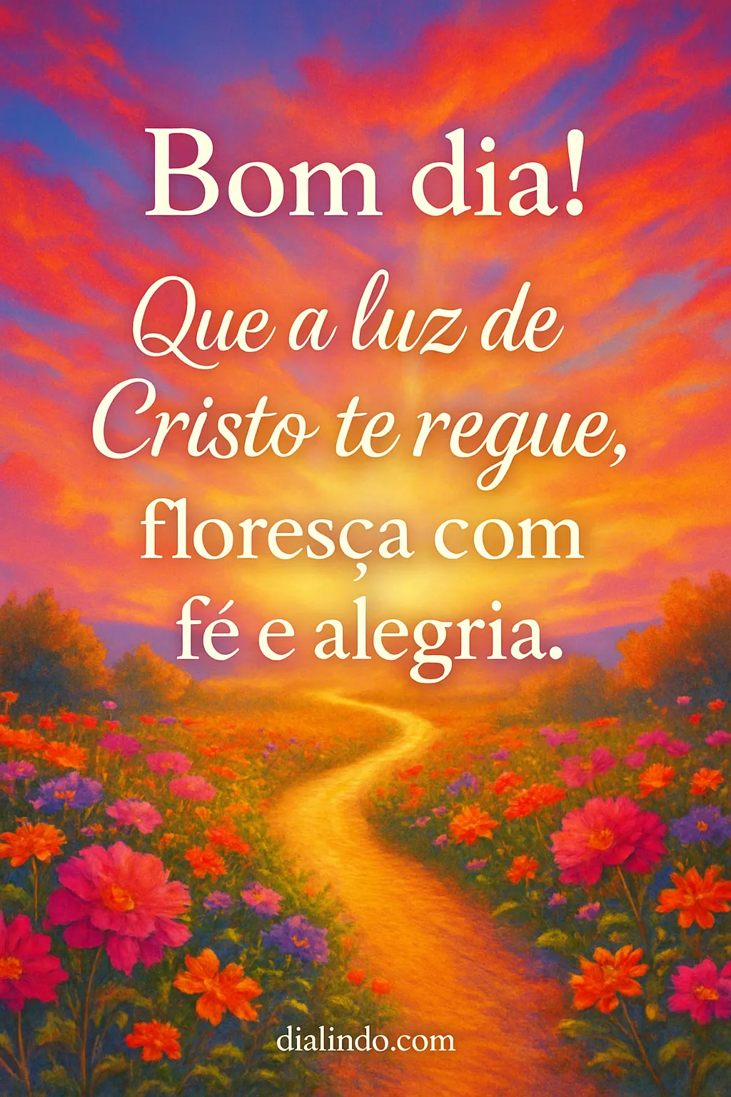 Cristo: Luz, Fé, Florescer.
