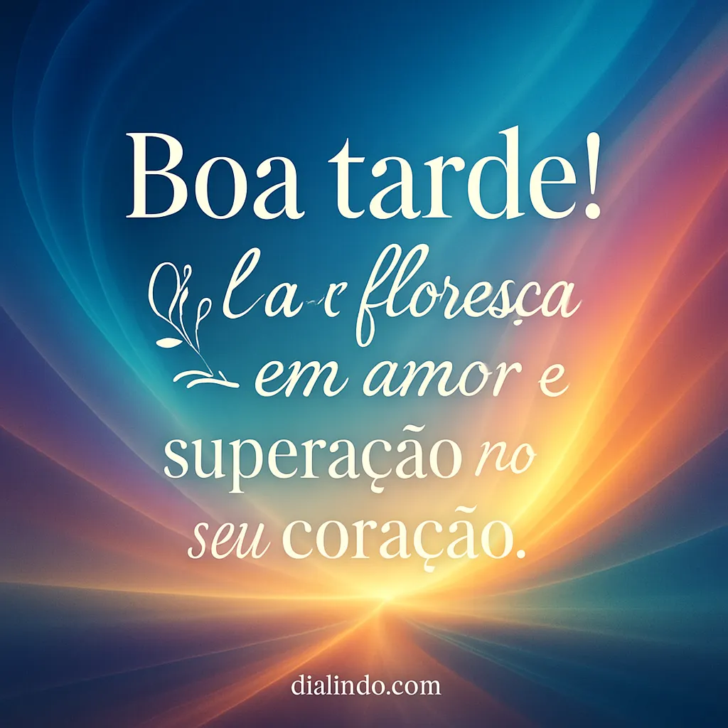 Fé: Amor em Superação.