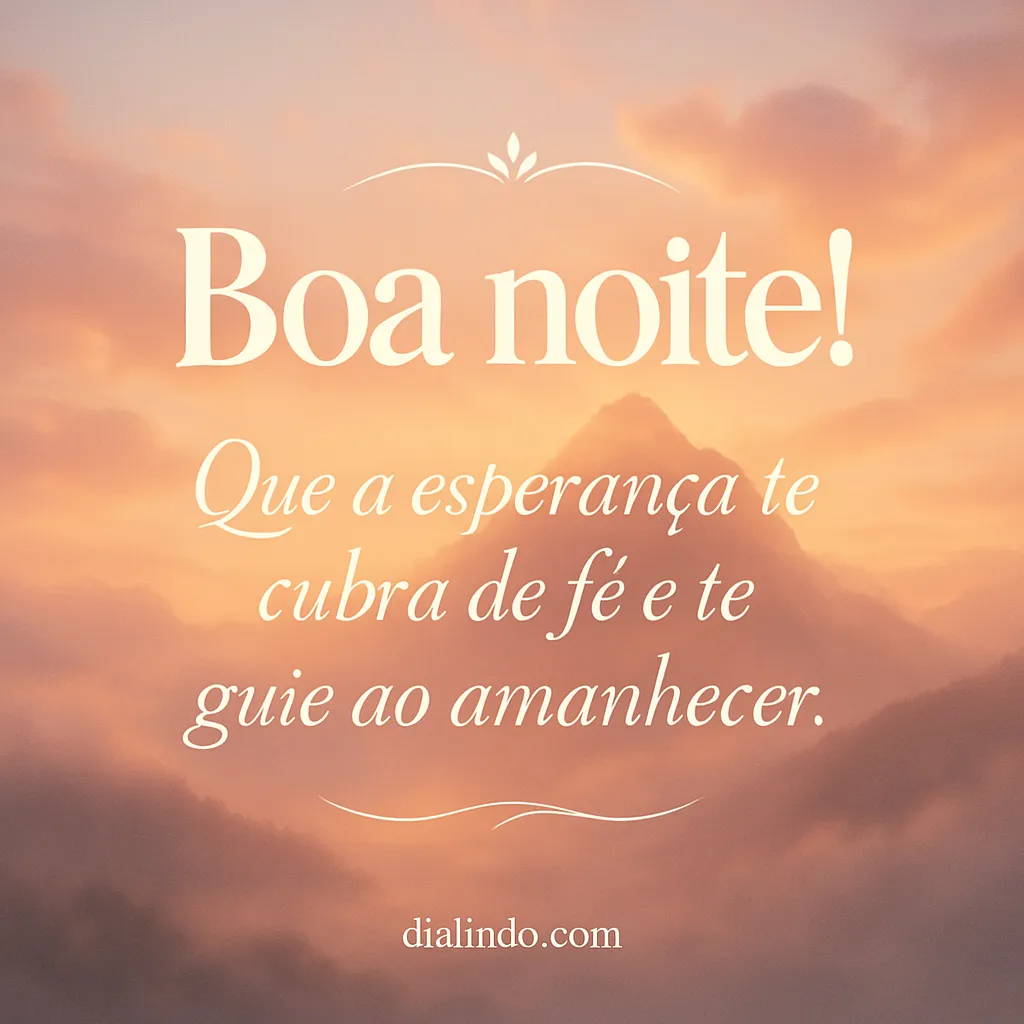 Fé guiando a aurora.