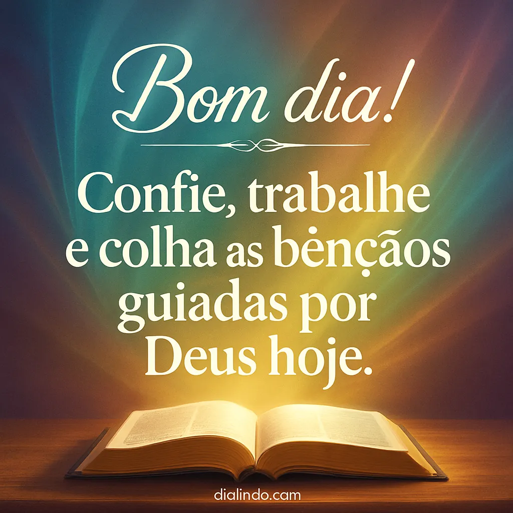 Deus guia quem planta hoje.