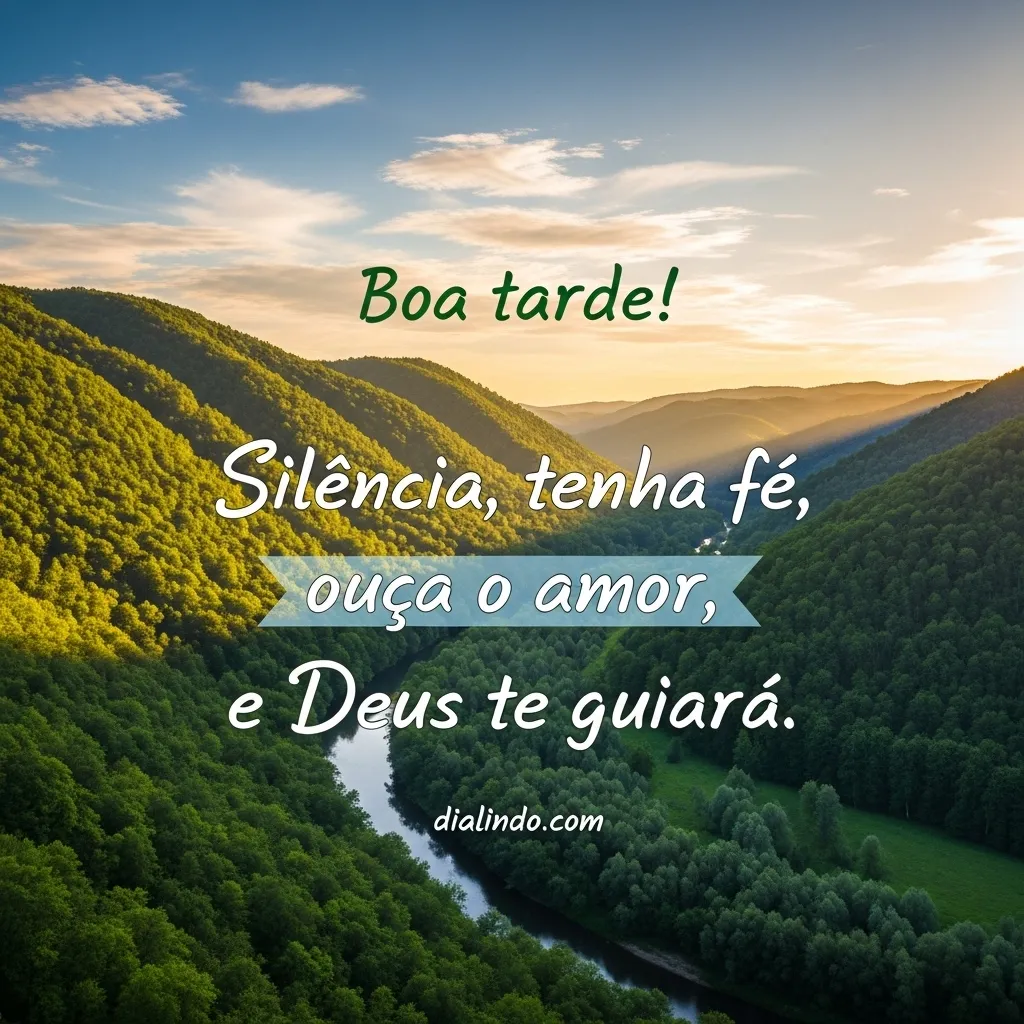 Silêncio, Fé, Amor: Guia Divino