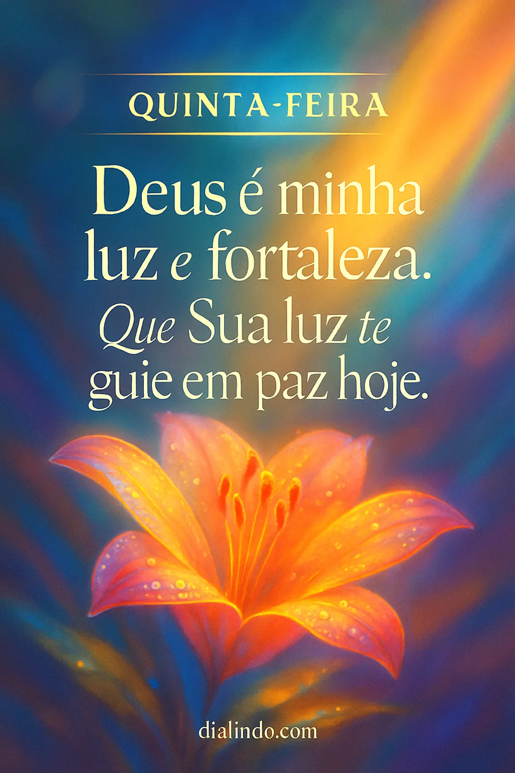 Luz Divina: Paz Guiada.