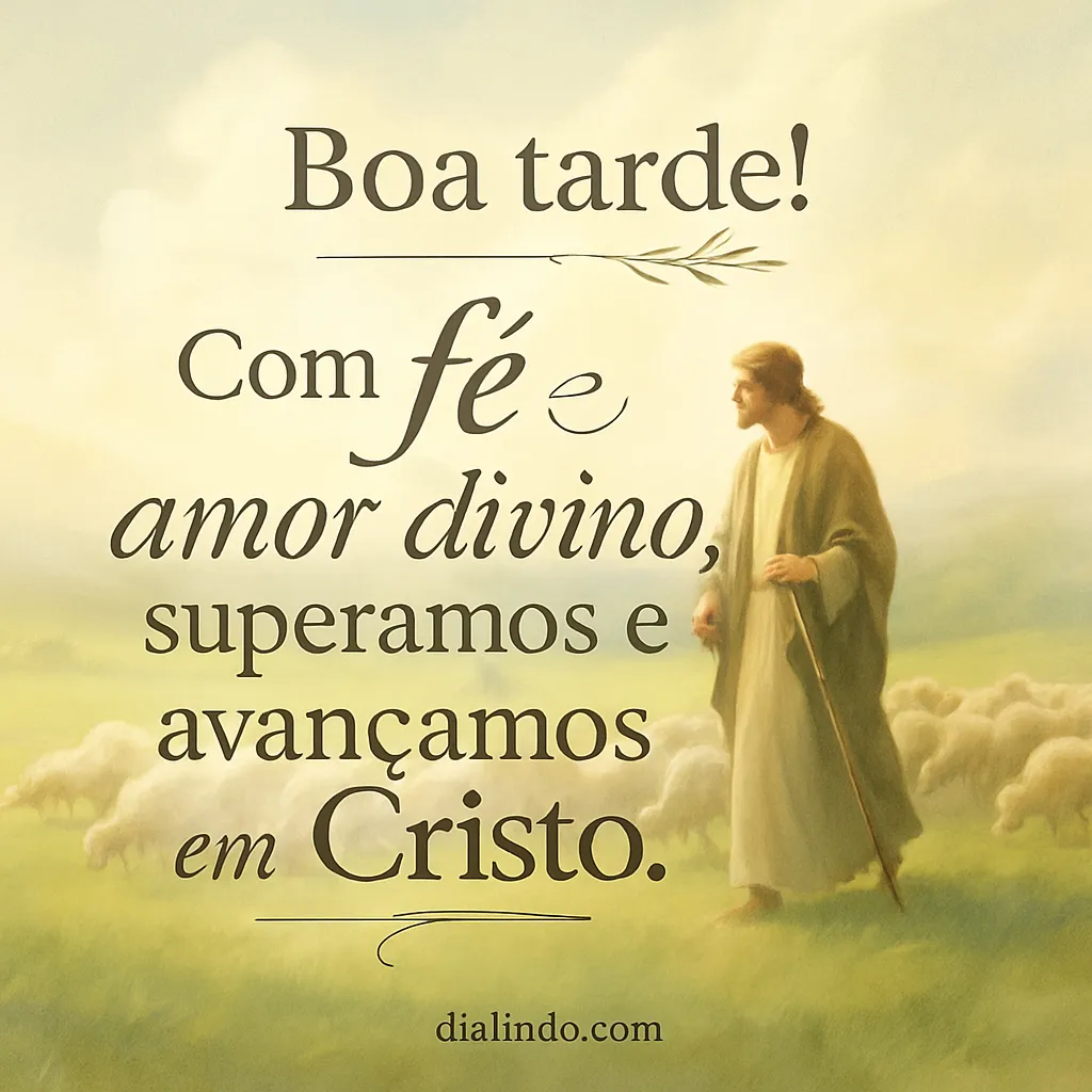 Cristo: Amor, Fé, Superação.