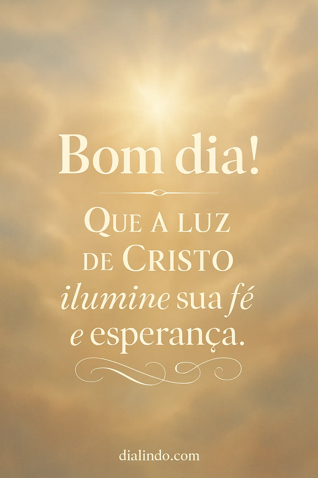 Cristo: Luz, Fé, Esperança Viva
