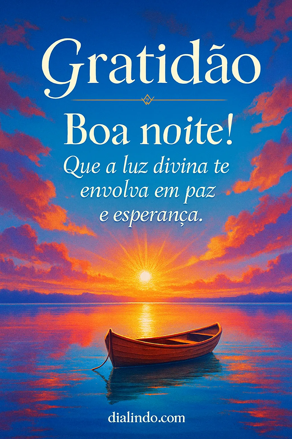 Luz Divina: Paz Esperançosa