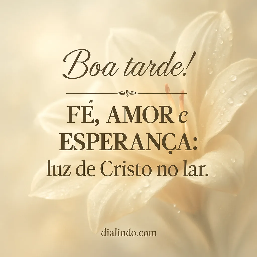 Lar Cristão: Tríade Luminosa.