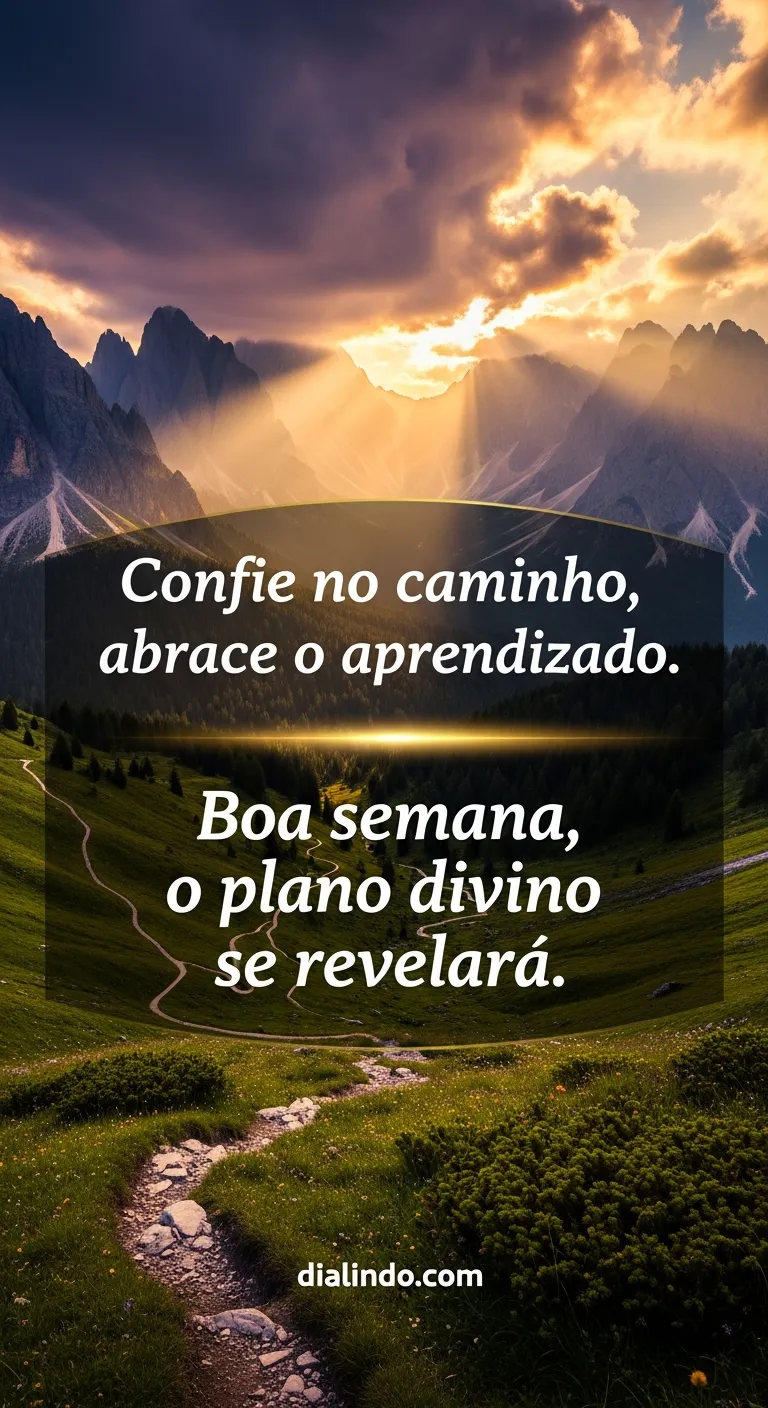 Roteiro Divino: Confiança e Revelação