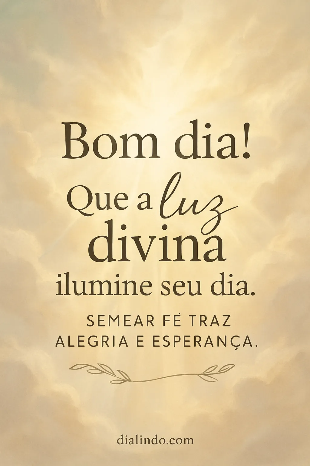 Luz, Fé, Alegria Matinal