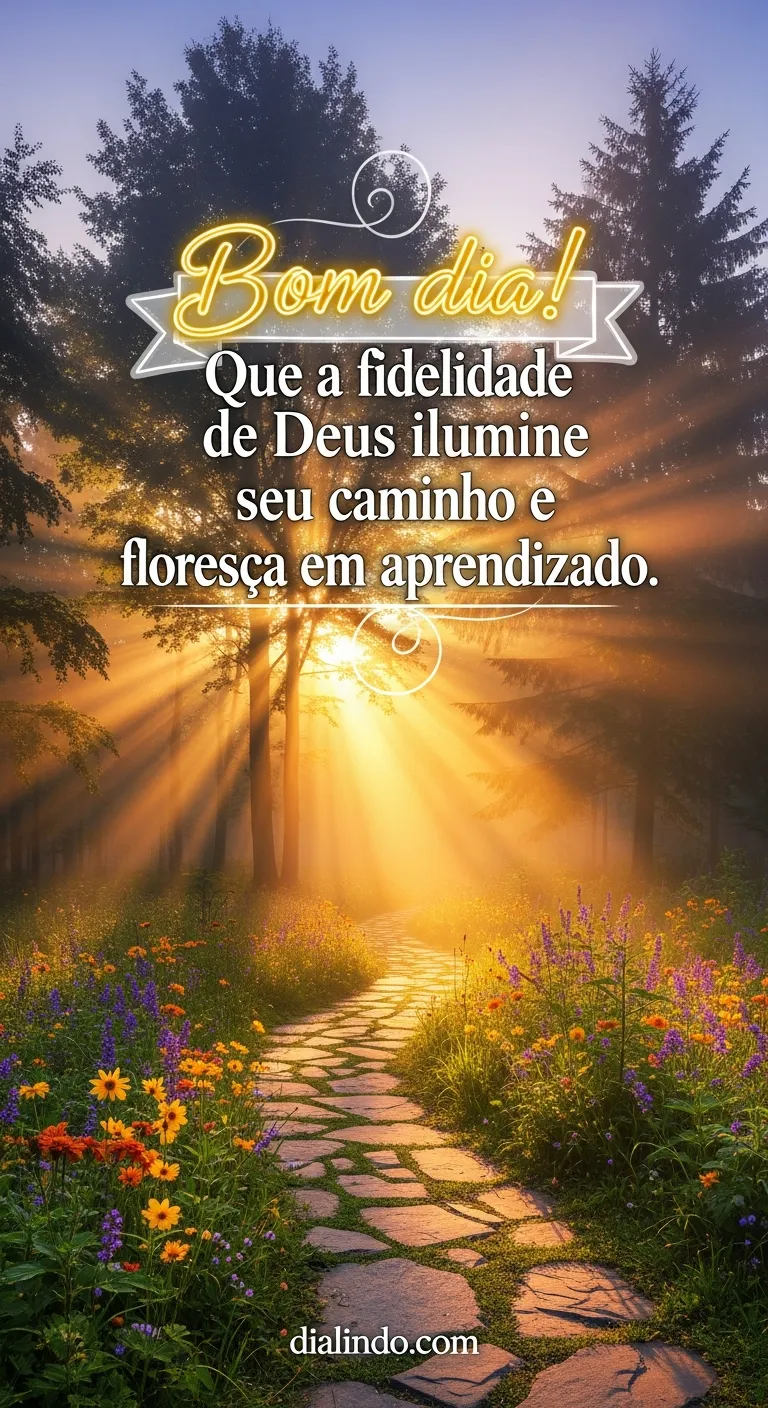 Fidelidade Divina: Luz e Florescer.