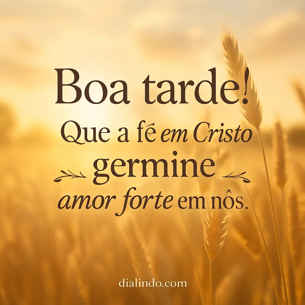 Amor Germinado em Cristo.